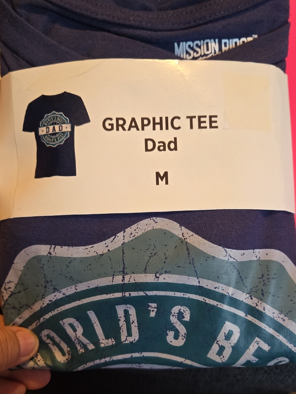 Mission Ridge Navy Graphic Tee - Dad